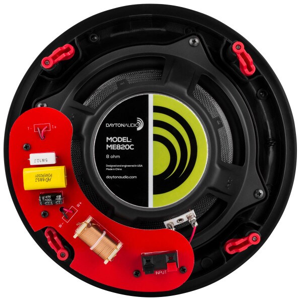 Main product image for Dayton Audio ME820C 8" Coaxial Ceiling Speaker Pair 300-434